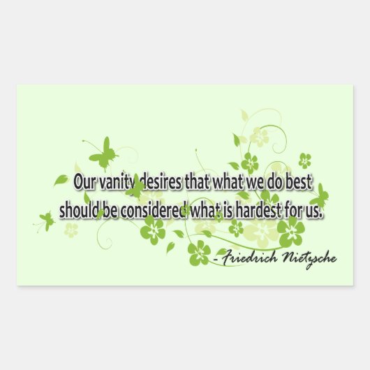 ニーチェ 長方形シール (正面)