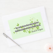 ニーチェ 長方形シール (封筒)