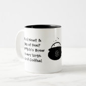 ニートの目…魔女の醸造…コーヒー ツートーンマグカップ (正面左)