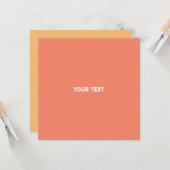 ニートサーモンモノクロビモダンビーQRコード カード (正面/裏面インサイチュ)