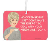 ニードイ！... おもしろい- カーエアーフレッシュナー (裏面)