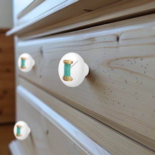 ニードルおよびスレッド裁縫供給 セラミックノブ