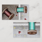 ニードルスプールオートクチュール名刺の調整 名刺 (正面/裏面)