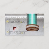 ニードルスプールオートクチュール名刺の調整 名刺 (裏面)