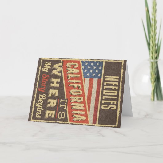 ニードルズカリフォルニア カード (正面)