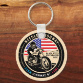 ニードルハイウェイサウスダコタバイク キーホルダー (正面)