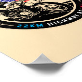 ニードルハイウェイサウスダコタバイク ポスター (角)