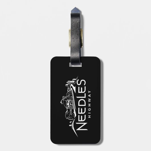 ニードルハイウェイサウスダコタバイク ラゲッジタグ (裏面縦)