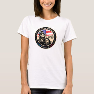 ニードルハイウェイサウスダコタバイク Tシャツ