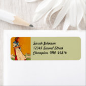 ニードルワーク編み物クロシェ差出人住所ラベル ラベル (インサイチュ)