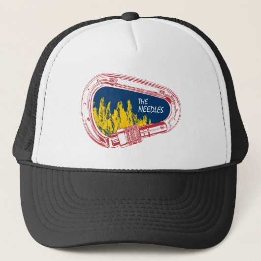 ニードル登山カラビナー キャップ (正面)