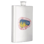 ニードル登山カラビナー フラスク (右)