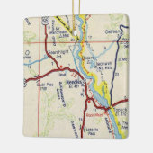 ニードルCAヴィンテージマップ セラミックオーナメント (左)