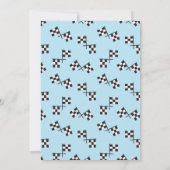 『ニード・フォー・スピード』4歳誕生日パーティー 招待状 (裏面)