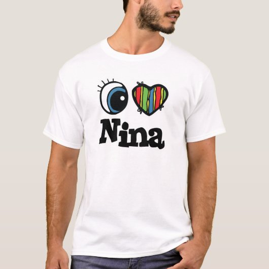 ニーナが好き Tシャツ (正面)