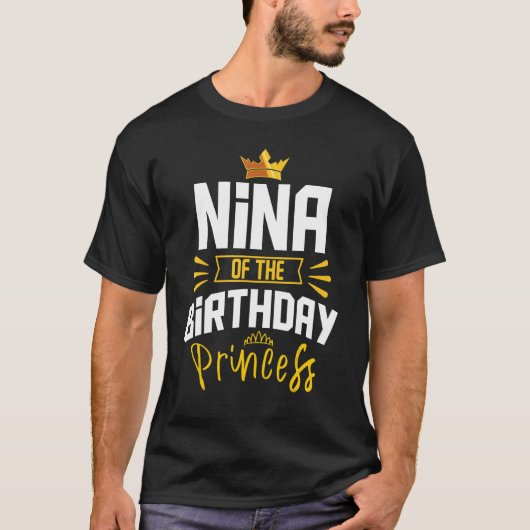 ニーナオブザ誕生日プリンセスパーティーバイデーハグティ Tシャツ (正面)