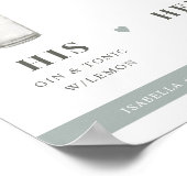 ニーナ サググリーン シグネチャードリンク 夫婦用看板 ポスター (角)