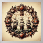 ニーナ – ピンタ – サンタマリア – クリストファーコロンブス ポスター (正面)