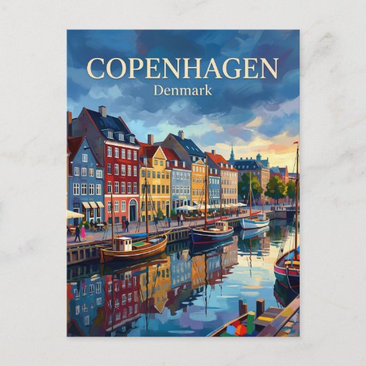 ニーハヴン デンマーク ポストカード (正面)