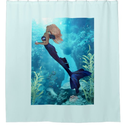 ニーブマーメイド シャワーカーテン (正面)