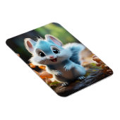 ニーブリー – 青いリス マグネット (右側)