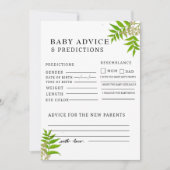 ニーム花ベビーアドバイスへ来る親 ノートカード (正面)