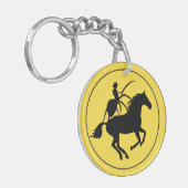 ニーモニックを使用したSPIDO PONA名詞 キーホルダー (正面左)