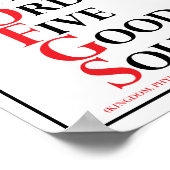 ニーモニック： King Philip =種の識別 ポスター (角)