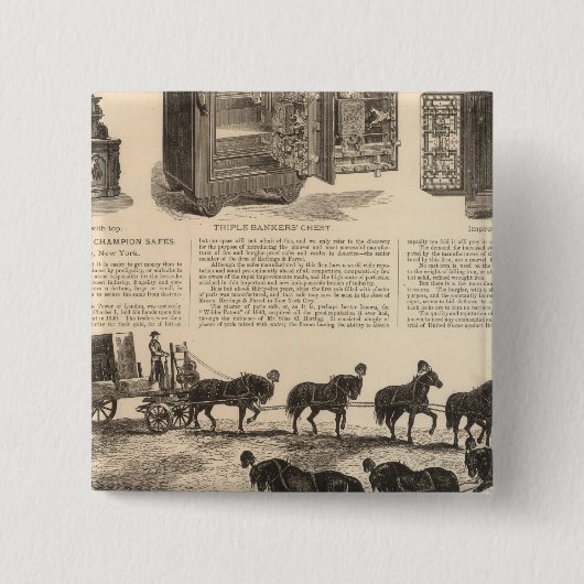 ニーリングの特許チャンピオンセーフ 缶バッジ (正面)