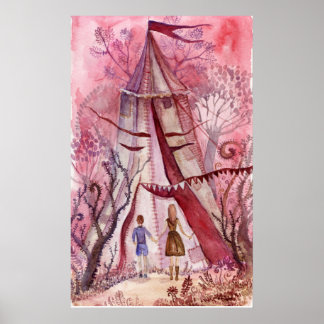 ニールガイマンイラストレーション ポスター