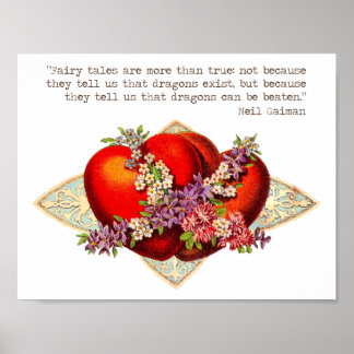 ニールガイマン引用文 ポスター