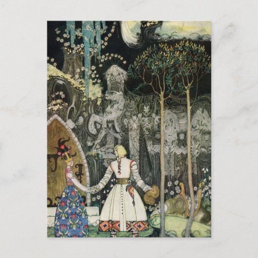 ニールセンの太陽の東と月の西 ポストカード (正面)