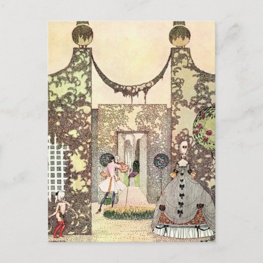 ニールセンの粉末とクリノリン ポストカード (正面)