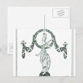 ニールセンの イン・パウダー・アンド・クリノリン ポストカード (正面/裏面)