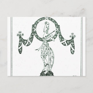 ニールセンの イン・パウダー・アンド・クリノリン ポストカード