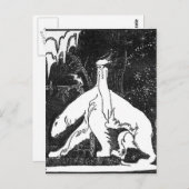 ニールセンの『太陽の東 月の西』 ポストカード (正面/裏面)