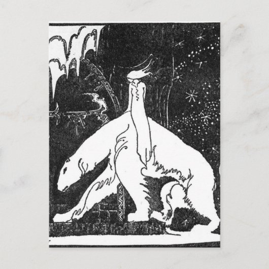 ニールセンの『太陽の東 月の西』 ポストカード (正面)