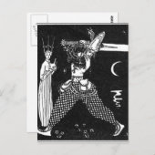 ニールセンの『太陽の東 月の西』 ポストカード (正面/裏面)