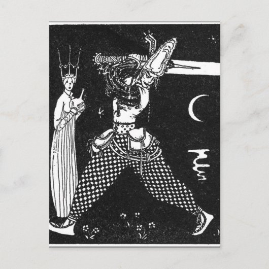 ニールセンの『太陽の東 月の西』 ポストカード (正面)