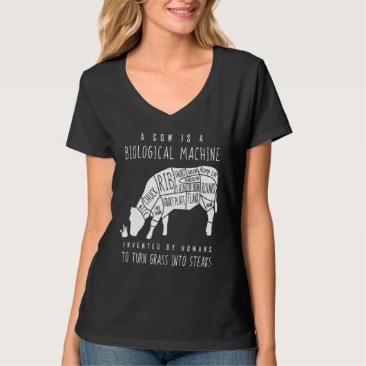 ニールデグラスタイソン牛の生物機械 Tシャツ (正面)