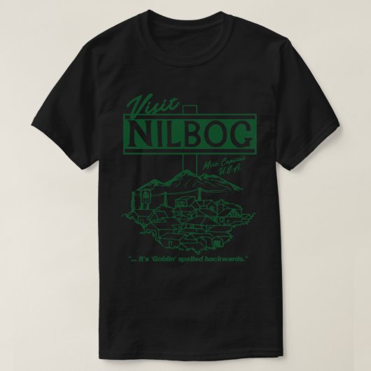 ニールボグ島を訪れる Tシャツ (デザイン正面)