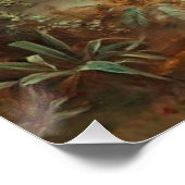 ニールリバーサンセット絵を描ズロマンチックヴィンテージ ポスター (コーナー)