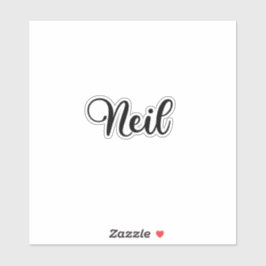 ニール名 – 手書き書 シール