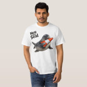 "ニール・ザ・シール" タスマニア州のネタ Tシャツ (正面フル)