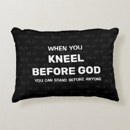 ニーレビーゴッド祈りの言葉 アクセントクッション