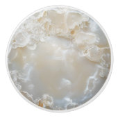 ヌアクアパール自然パターン セラミックノブ (正面)