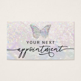 ヌアクラフフェイクグリッターアポイントメントカード