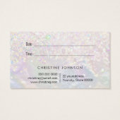 ヌアクラフフェイクグリッターアポイントメントカード (裏面)