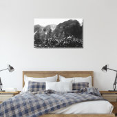 ヌアヌバレー，ハワイ – 上下反転秋 キャンバスプリント (インサイチュ (寝室))