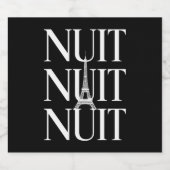 ヌイおもしろいット ビールラベル (シングルラベル)